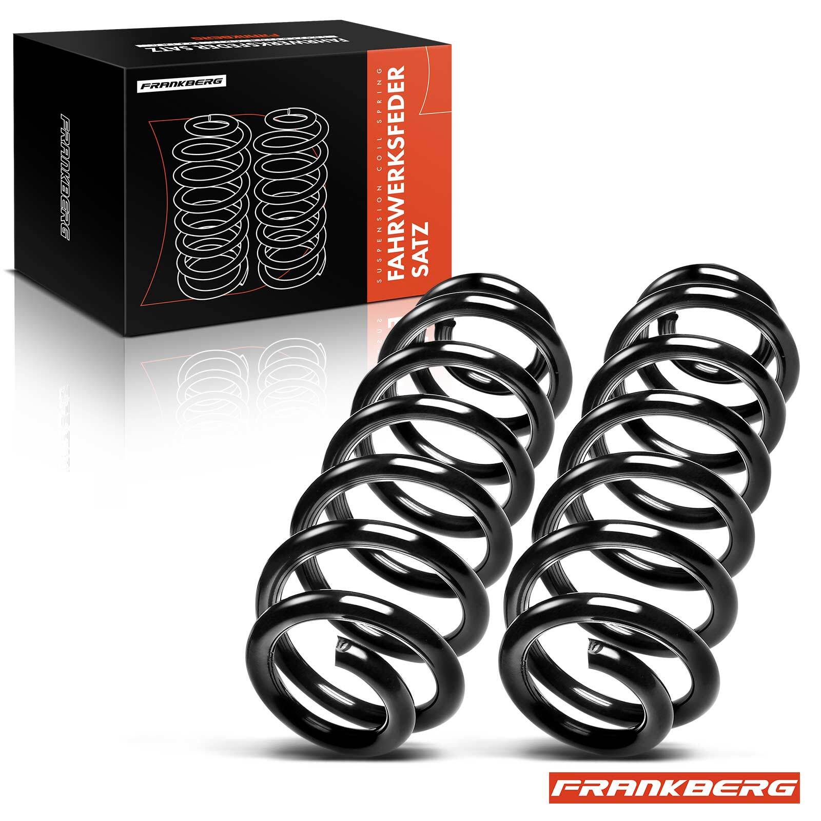 FRANKBERG 2x Coil Spring Set for VW Sharan 7N1 7N2 2010-2015 Seat Alhambra Rear