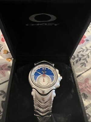 時計 Oakley Judge Oakley Judge Chrome Metal, Bracelt Vintage Inspired by