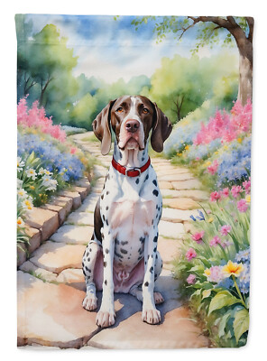 Pointer Spring Garden Path Flag