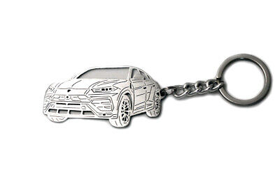 Keychain fit Lamborghini Urus Car Steel Keyring Auto Porte ...