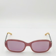 Vintage Zoobug London SPY Pink Metal Oval Sunglasses FRAMES ONLY Handmade