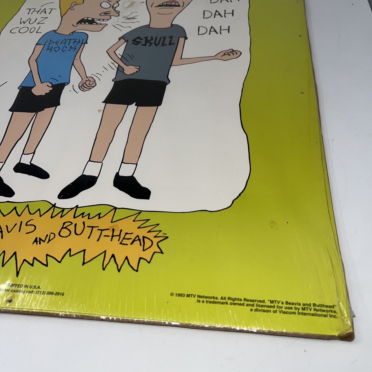 ☆Beavis and Butthead☆ ポスター　Vintage MTV Vintage 1993 MTV Beavis and Butthead Superheroes Mini Poster