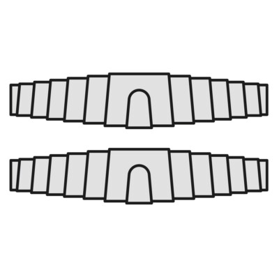 Felco Ersatzfedern 5/91 für Baumschere Gartenschere Felco 5 und Felco 13 / 2 Stk