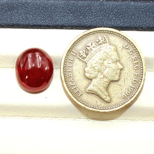 Certified 8.8 Cts Natural Spessartine Untreated Oval Cabochon Top Grade Gemstone - Picture 7 of 12