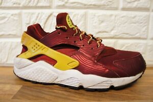 huaraches red and gold