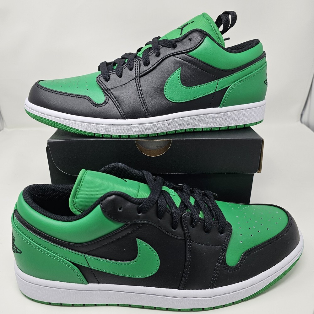 Nike Air Jordan 1 Low Lucky Green  553558-065 Men's Sizes