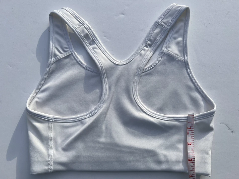 NEW NIKE Women's Swoosh S Support Sports NON-Padded Bra White 850605-010 - Image 3 of 4