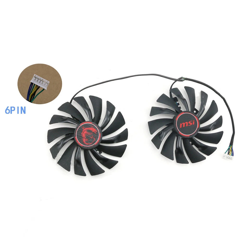 PLD10010S12HH Cooling Fan Cooler Fan for MSI GTX950 960 970 980 980ti GAMING - Image 4 of 4