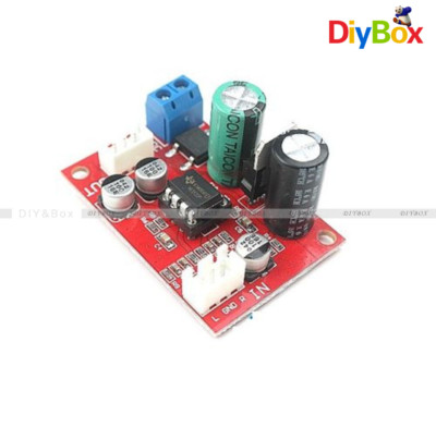 NE5532 Dynamic Microphone Stereo Preamp Amplifier Board DIY DC9-24V AC8-16V
