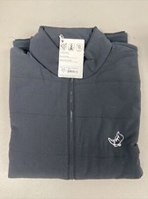 New Footjoy Women's Insulated Jacket Black, Size Medium, Boot Logo With Pockets
