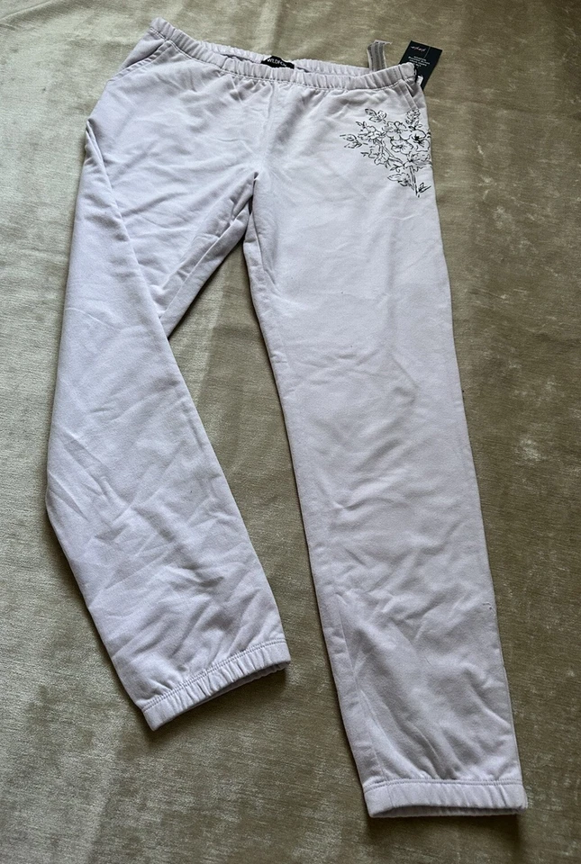 Pantalones Jogger WildFox Para Mujer Talla S Lila Púrpura Flores Rory Pull On Floral Nuevos Foto 3 de 4