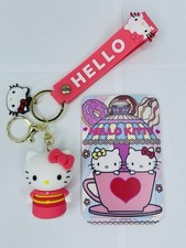 Kitty Keychain With Card/ID/ Or Bus Pass Holder (Pink) 1pc.