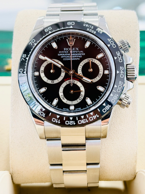 Rolex Cosmograph Daytona 116520 Steel Dial Custom Ceramic BEZEL