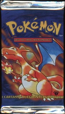 1999 Pokemon SPANISH 1st Edition Base Set Charizard Booster Pack Sealed |  eBay