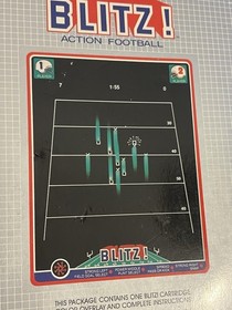 Blitz Action Football (Vectrex, 1982) CIB Complete w/ Box Overlay Tested Works