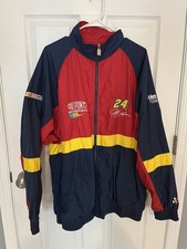 Vintage NASCAR Jeff Gordon Dupont Racing Windbreaker Jacket 24 XL