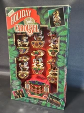 Mr. Christmas Holiday Carousel Lighted Musical Horse & Circus Animals 21 Carols