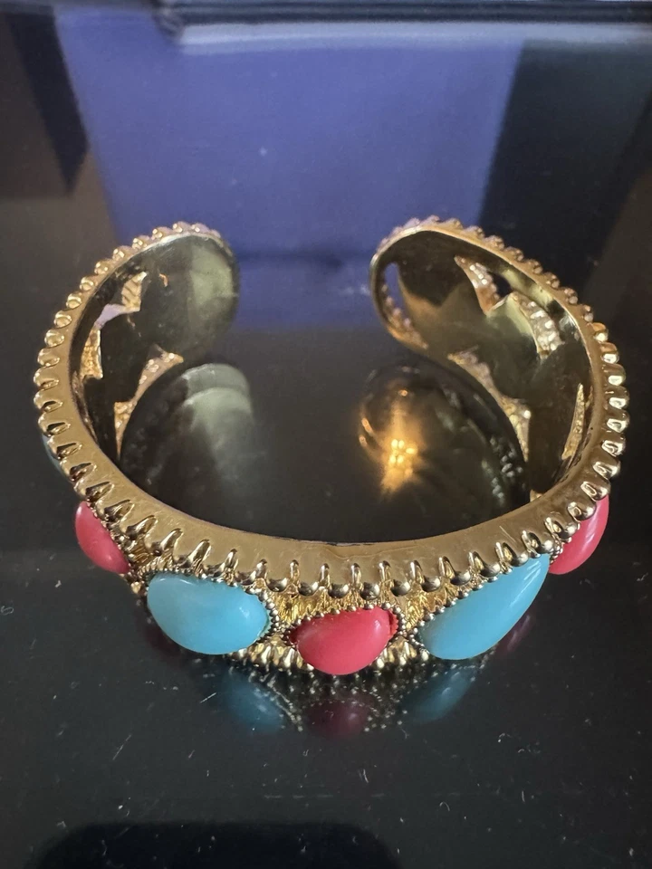 Lilly Pulitzer Turquoise Coral Bracelet - Image 2 of 4