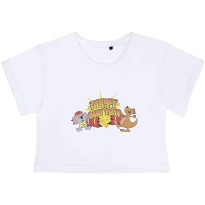 ''Australiana New Year Celebration'' Damen Baumwolle Crop Tops (CO058667)