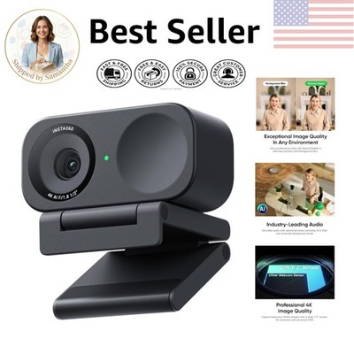4K Webcam with HDR & Professional Audio - Perfect for Video Calls & Gaming
