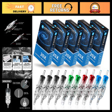 100Pcs Tattoo Cartridge Needles Mixed 12 Round Liner Shader Magnum for Artists