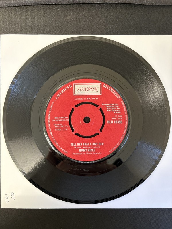 Jimmy Hicks - Rare 70s Soul / Funk 45 UK Promo (Clips Included)