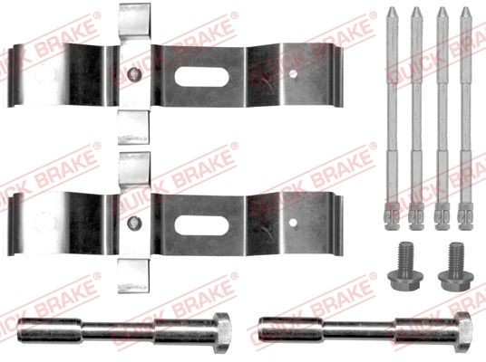 Quick Brake ZubehöRsatz, Scheibenbremsbelag 109-0072 FüR Alfa Romeo-image