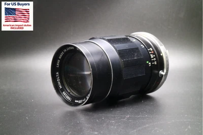 🎬 [Casi MINT] Lente MINOLTA MC TELE ROKKOR-QD 135mm f3.5 De JAPÓN - Imagen 1 de 4