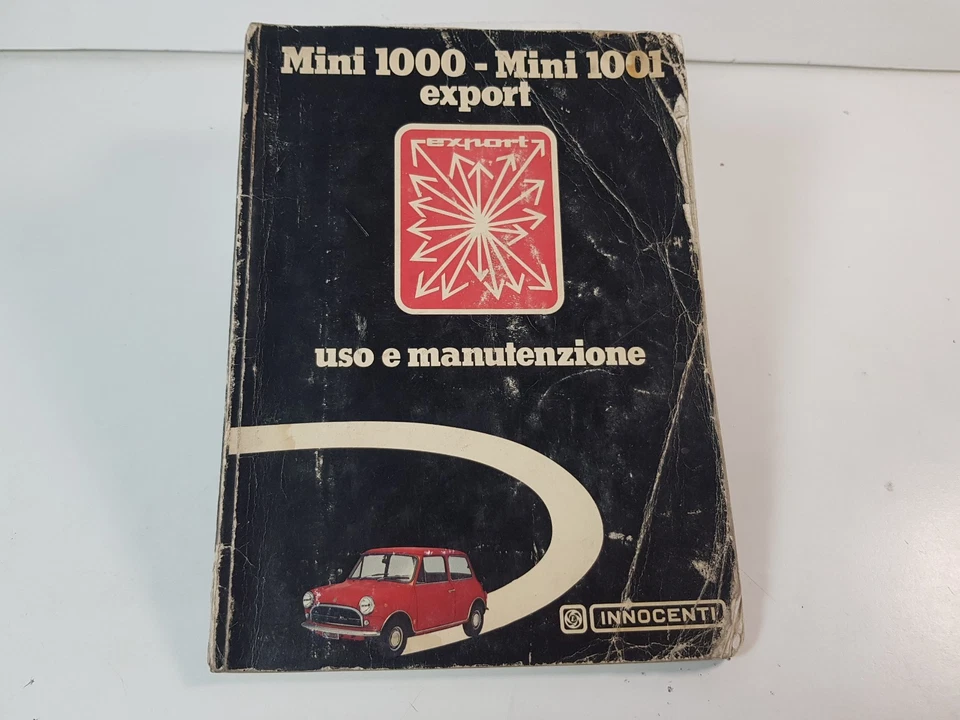 Manuale uso e manutenzione Innocenti Mini 1000 Mini 1001 Export originale ed. 73 - Immagine 3 di 4