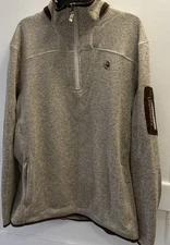 Legendary Whitetails Men's Original Deer Gear L 1/4 Zip Long Sleeve Pullover