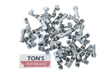 7mm 8mm 180 Degree Spring Lock Spark Plug Terminals Straight Set of 50 Bulk Pack