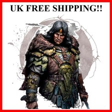 Resin Model figure Bust, 1/10 The Swordmaster, warrior, GK, Fantasy Theme, Un...