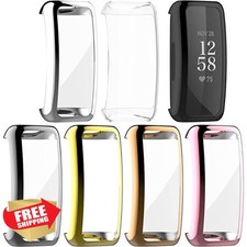 FitTurn Case for Fitbit Inspire 3/2 Screen Protector Metal 7 Colors