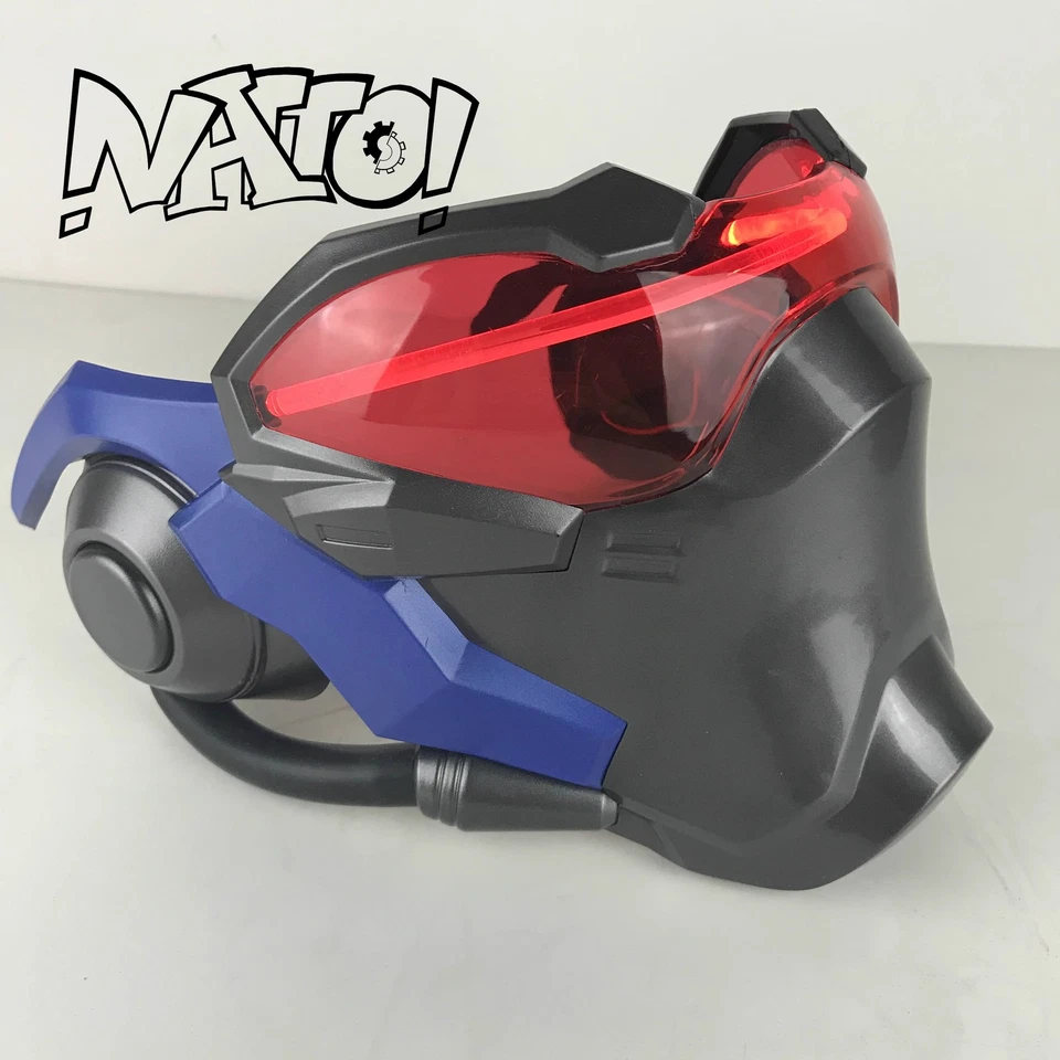 Overwatch SOLDIER:76 Jack Morrison Luminous Mask Cosplay Prop Headwear Halloween - Image 3 of 4