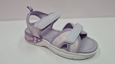 Lelli Kelly Mädchen Sandalen Rita mit Doppelreißverschluss und Licht - LI01 (Flieder)