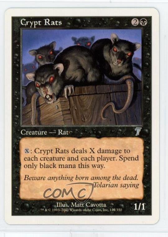 Crypt Rats Magic: 7th Edition #125 2001