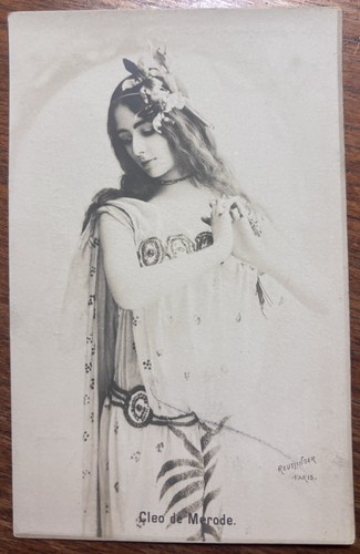 CLEO de Merode Antique French Postcard Balerinna 238 Famous Photographer 1904