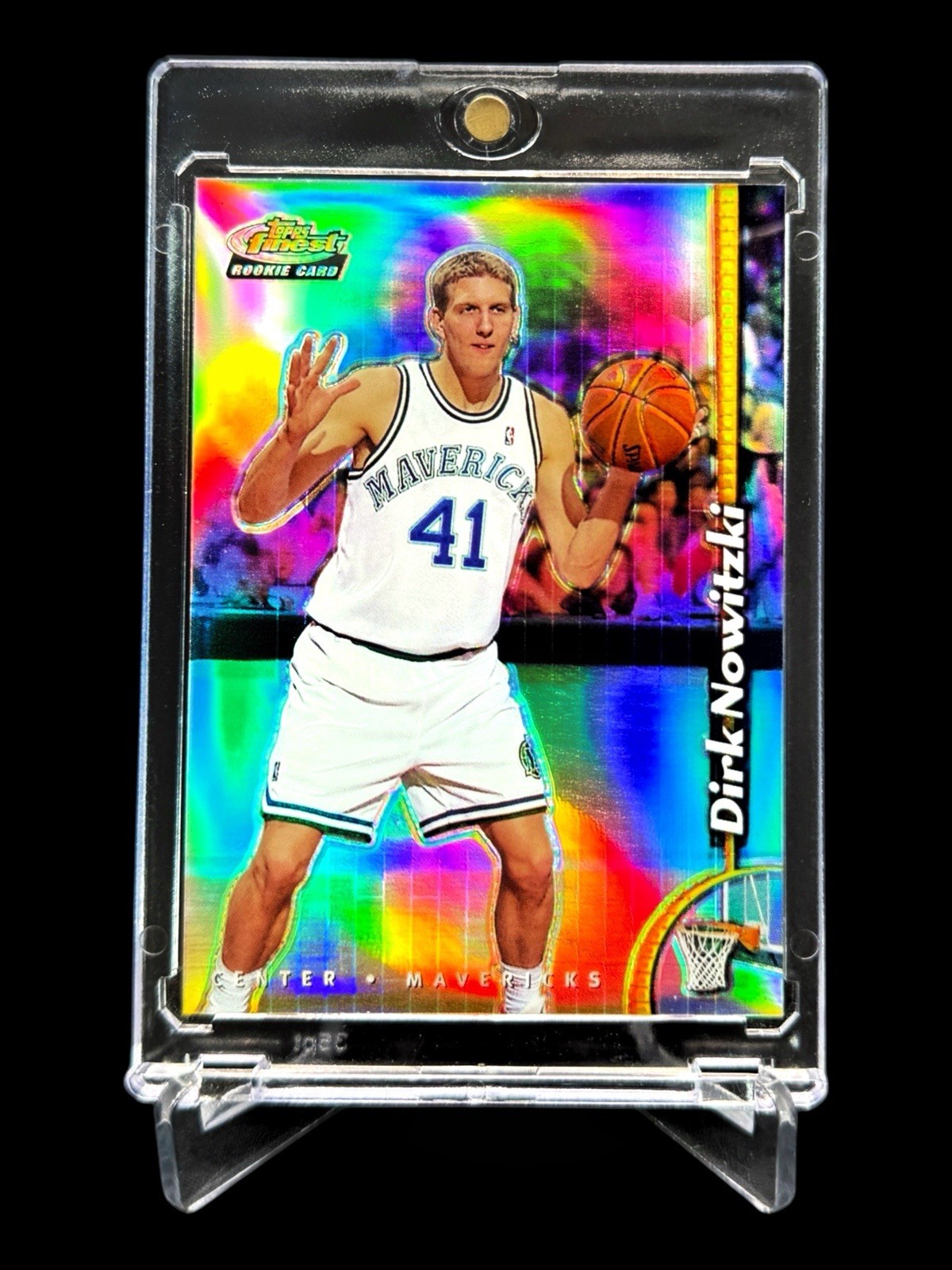 1998/99 Topps Finest DIRK NOWITZKI ROOKIE REFRACTOR #234 HOLO🔥ULTRA RARE RC🔥