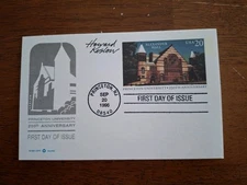 RARE SIGNED by Howard Koslow Designer UX263 Alexander Hall Princeton University