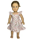 Floral Summer Breeze Dress Fits 18" American Girl Doll Clothing