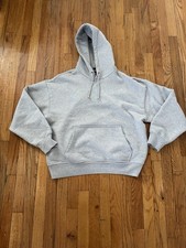 Gap Extra Heavyweight French Terry Hoodie Grey Heather Medium