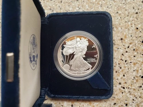 2005 W American Eagle Silver Proof $1 Coin