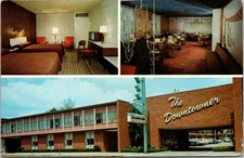 Downtowner Motor Hotel & Restaurant Lexington KY Kentucky Postcard Stamped