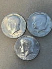 1776-1976 Bicentennial Kennedy Half Dollar Coin Lot of 3 Liberty Silver Dollar