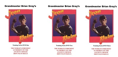 3 DVD Set Kung Fu Iron Palm Training a Complete Course by GM Brian Gray