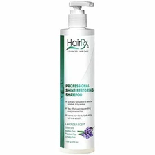 HairRx Professional Shine-Restoring Shampoo with Pump, Light Lather, Lavender Sc