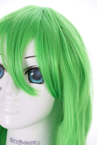 Y-20-27 verde verde 100 cm peluca cosplay peluca rizos anime manga - Imagen 6 de 12