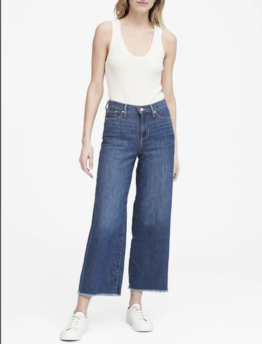 Banana Republic High Rise Wide Leg 