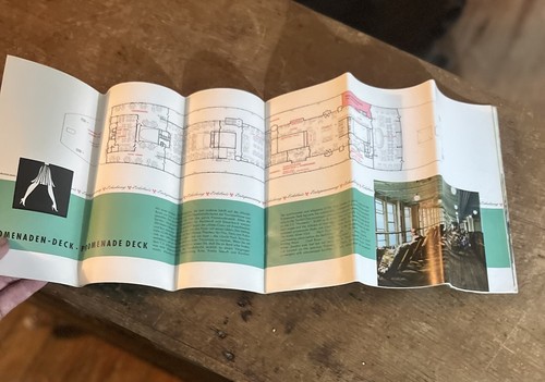 Hamburg Atlantik Linie S.S. Hanseatic ca 1960 16 lge pages booklet cruise ship - Bild 6 von 14