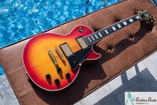 1991 Burny Rlc-70 Les Paul Custom - Vh-1 Pickups - Made In Japan - Pro Set Up!